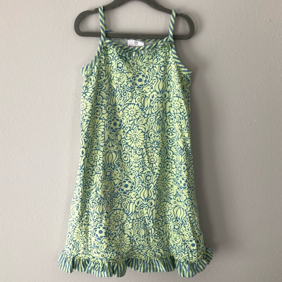 Hanna Andersson Other - Hanna Andersson Green Boho Print Long Dress